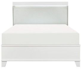 Mazin Furniture Kerren White Eastern King Bed-0
