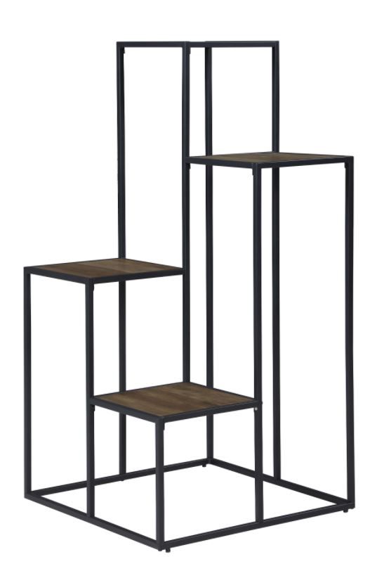 Coaster® Rito Rustic Brown/Black 4-Tier Display Shelf