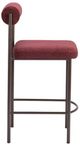 Zuo® Modern Livorno Red Counter Stool-1