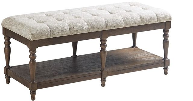 Olliix by Martha Stewart Highland Ivory Accent Bench-1