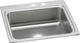 Elkay Lustertone® Classic Lustrous Satin 25" x 22" x 8-1/8" MR2-Hole Single Bowl Drop-In Sink-0