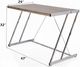 ACME Furniture Finis Weathered Oak Writing Desk with Chrome Base-4