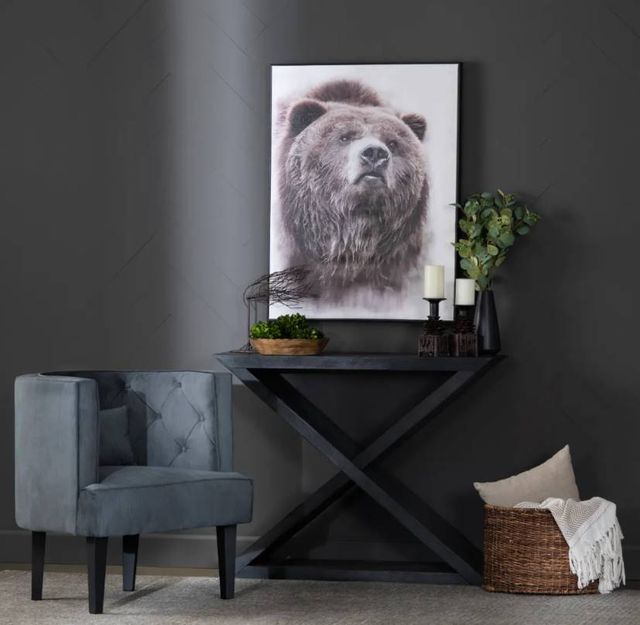 Crestview Collection Veritas Stained Console Table-1