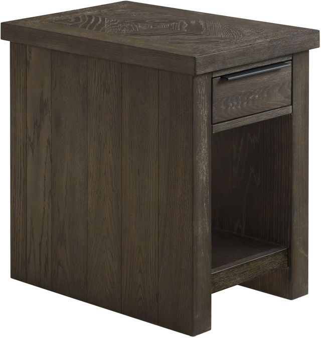 Intercon Hearst Reclaimed Chevron Chairside Table-0