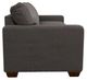 La-Z-Boy® Shiloh Greystone Leather Apartment-Size Sofa-3