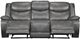 Mazin Furniture Caledon Grey Reclining Sofa-1