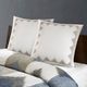 Olliix by INK+IVY White Isla Embroidered Euro Sham-0