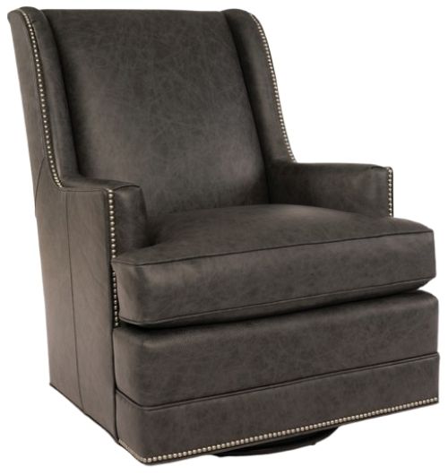 Smith Brothers Customizable 530 Leather Swivel Glider-0