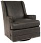 Smith Brothers Customizable 530 Leather Swivel Glider-0