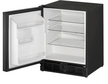 U-Line® ADA Series 21" 3.3 Cu. Ft. Black Under the Counter Refrigerator-1