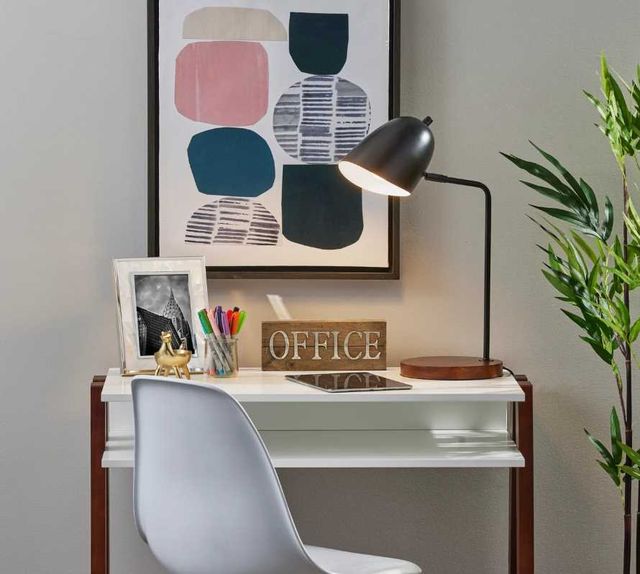 Adesso® Jude Black/Walnut Desk Lamp-4