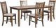 Liberty Furniture Santa Rosa II 5-Piece Antique Honey/Gray Rectangular Dining Set-0