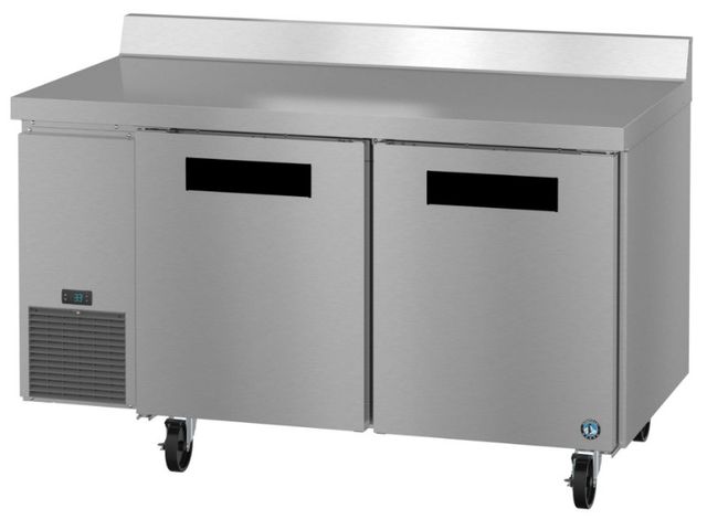 Hoshizaki Steelheart® 60" 17.2 Cu. Ft. Stainless Steel Two Section Worktop Side Mount Refrigerator-1