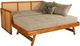 Kodiak Furniture Abaco Canton Gray/Honey Twin Daybed with Pop Up and Mattresses-0