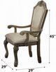 ACME Furniture Chateau de Ville Antique White Dining Arm Chair-2