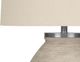 Monarch Specialties Inc. 25"H Cream Concrete Table Lamp-2