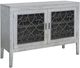International Furniture Direct Mandala Weathered Gray Console-0