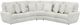 iAmerica Grace 3-Piece White Power Reclining Sectional-0