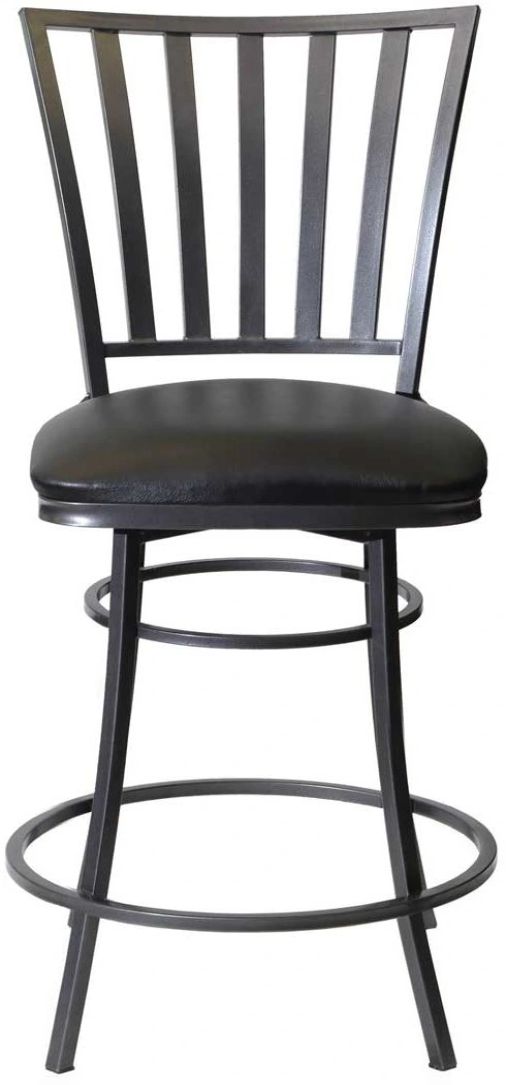 Steve Silver Co. Stellan Midnight Swivel Counter Stool-3