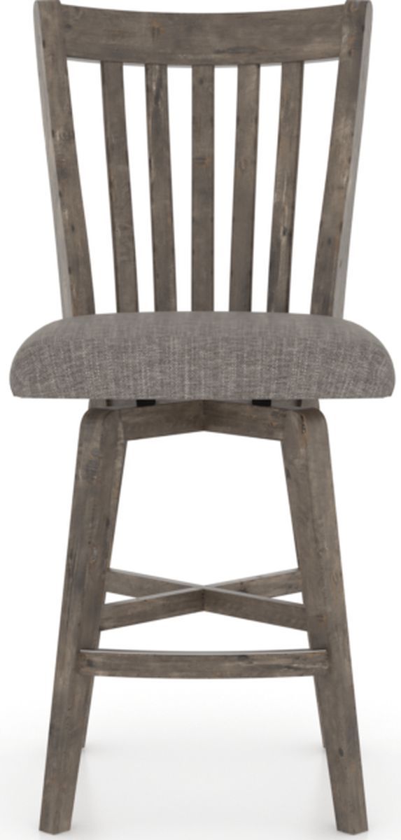 Canadel Champlain Upholstered Swivel Stool-1