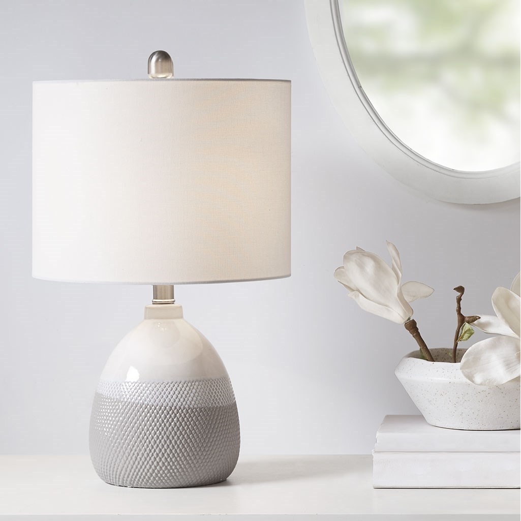 Olliix by 510 Design Grey Driggs Table Lamp | Big Sandy Superstore