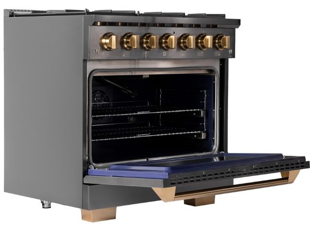 Kucht Professional KEG Series 36" Titanium Stainless Steel Pro Style Natural Gas Range-2