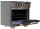 Kucht Professional KEG Series 36" Titanium Stainless Steel Pro Style Natural Gas Range-2