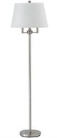 Cal® Lighting & Accessories Andros Brushed Steel Floor Lamp-0