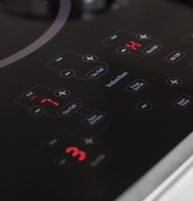 GE Profile™ Series 36" Black with Stainless Steel Induction Cooktop-2