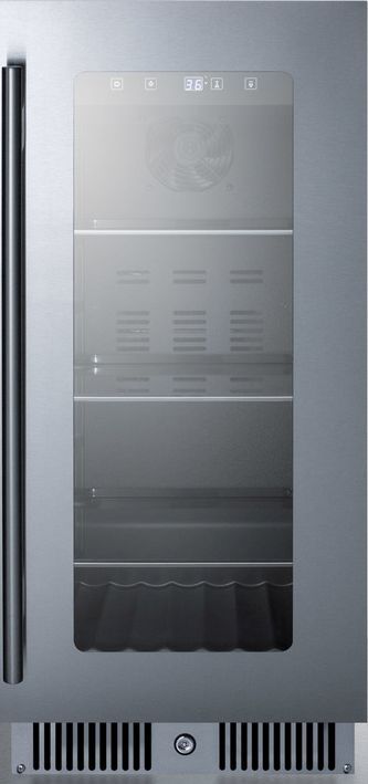 Summit® 15" Classic Collection 2.8 Cu. Ft. Black Beverage Center-0