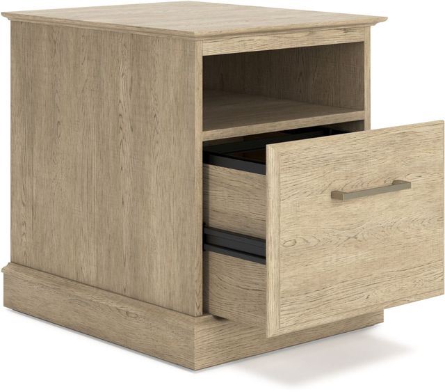Signature Design by Ashley® Elmferd Natural Light Oak File Cabinet-1