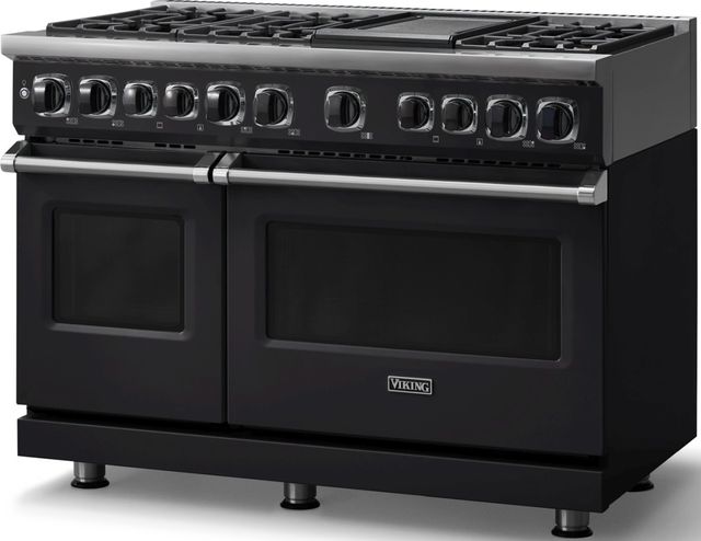 Viking® 7 Series 48'' Onyx Pro Style Dual Fuel Range with Griddle-3