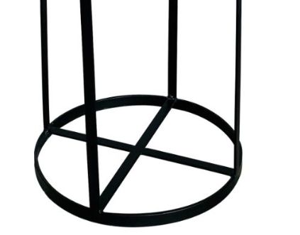 Jaipur Furniture Ravi Range Black/Brown Large Round Stool-1