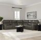 Flexsteel® Carter 6-Piece Smoke Power Reclining Sectional with Power Headrests and Lumbar-1