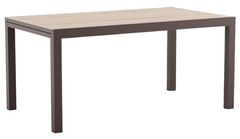 Furniture of America® Monza Gray Aluminum/Textlene Outdoor Dining Table with Brown Base