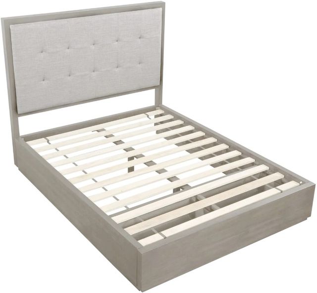 Modus Furniture Oxford Mineral Gray Full Upholstered Storage Bed-2