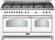 LOFRA® Dolcevita 60" White Pro Style Dual Fuel Range-0