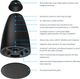 Sonance® Professional Series 8" White Outdoor Pendant Speaker-3