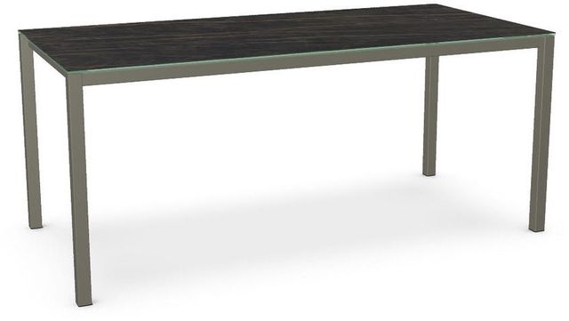 Amisco Customizable Nicholson 36" Black Italian Porcelain Counter Height Table-0