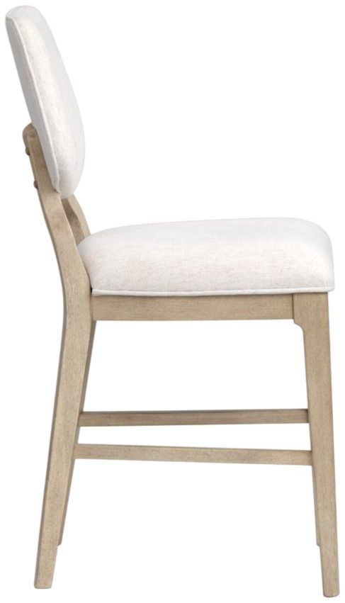 Magnussen Home® Sunset Cove Beige/Sanibel Brown Upholstered Counter Chair-3