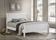 Coaster® Louis Philippe White Queen Sleigh Bed-4