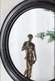 A & B Home Black/Brown Wall Mirror-3