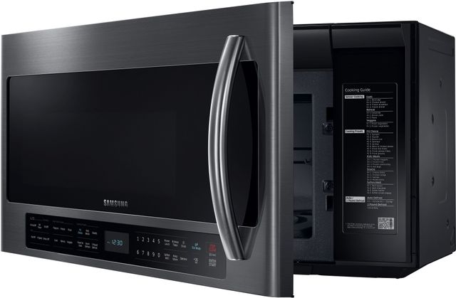 Samsung 2.1 Cu. Ft. Black Stainless Steel Over The Range Microwave-2