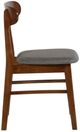 New Classic® Home Furnishings Morocco Dark Gray/Walnut Dining Side Chair-3