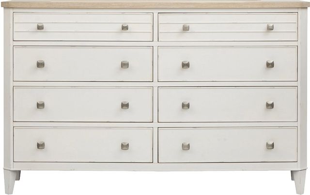 Magnussen Home® Echo Isles Driftwood/Sea Pearl Double Drawer Dresser-2