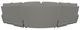 La-Z-Boy® Maddox 5-Piece Pebble Curve Manual Reclining Sectional-2