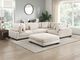 Homelegance® Traverse 5-Piece Beige Modular Sectional with Ottoman-1