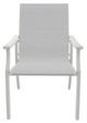 Telescope Casual St. Catherine Abalone/Snow Aluminum/Fabric Outdoor MGP Sling Arm Chair-1