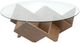 Magnussen Home® Vector Russet Brown Round Cocktail Table-5
