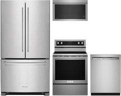 KitchenAid® 4 Piece Stainless Steel Kitchen Package